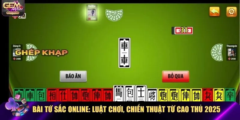 bài tứ sắc online