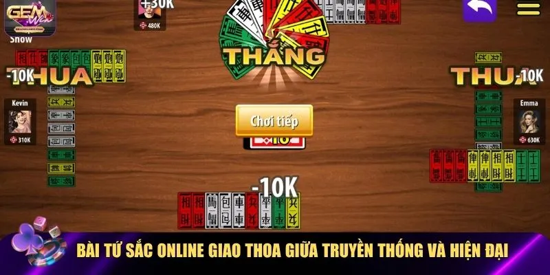 Bài tứ sắc online giao thoa giữa truyền thống và hiện đại