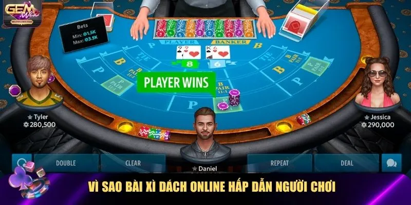 Vì sao bài xì dách online hấp dẫn người chơi
