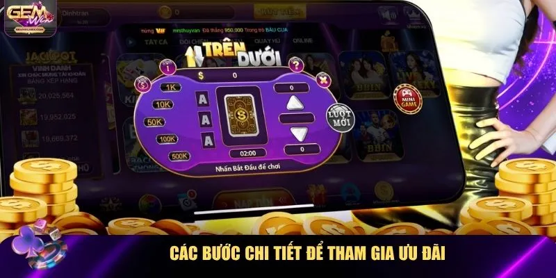 Các bước chi tiết để tham gia ưu đãi