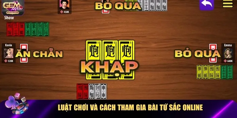 Luật chơi và cách tham gia bài tứ sắc online